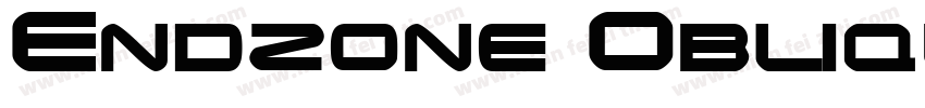Endzone Oblique字体转换